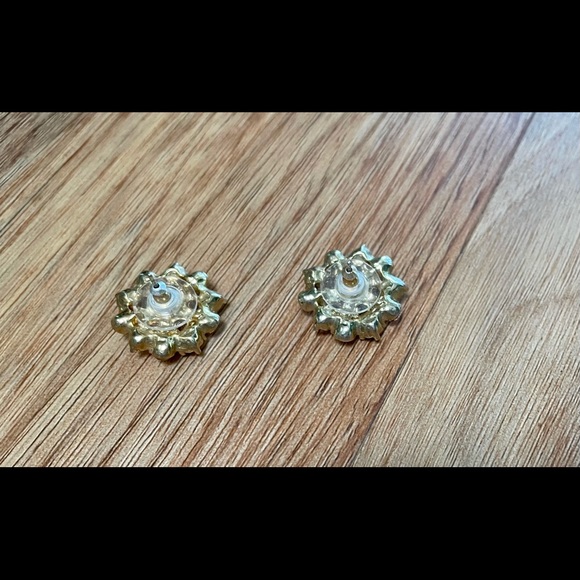 Pink and gold earrings - Picture 4 of 4